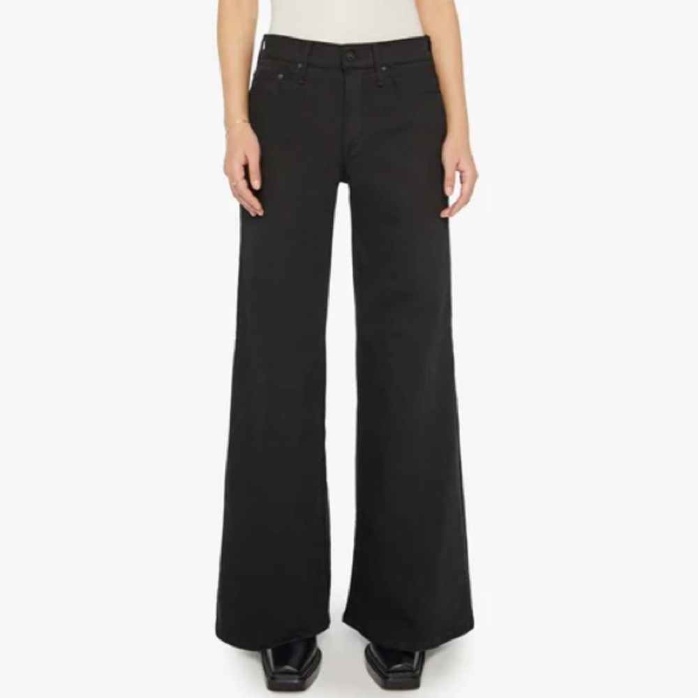 Classic Black Wide-Leg Jeans